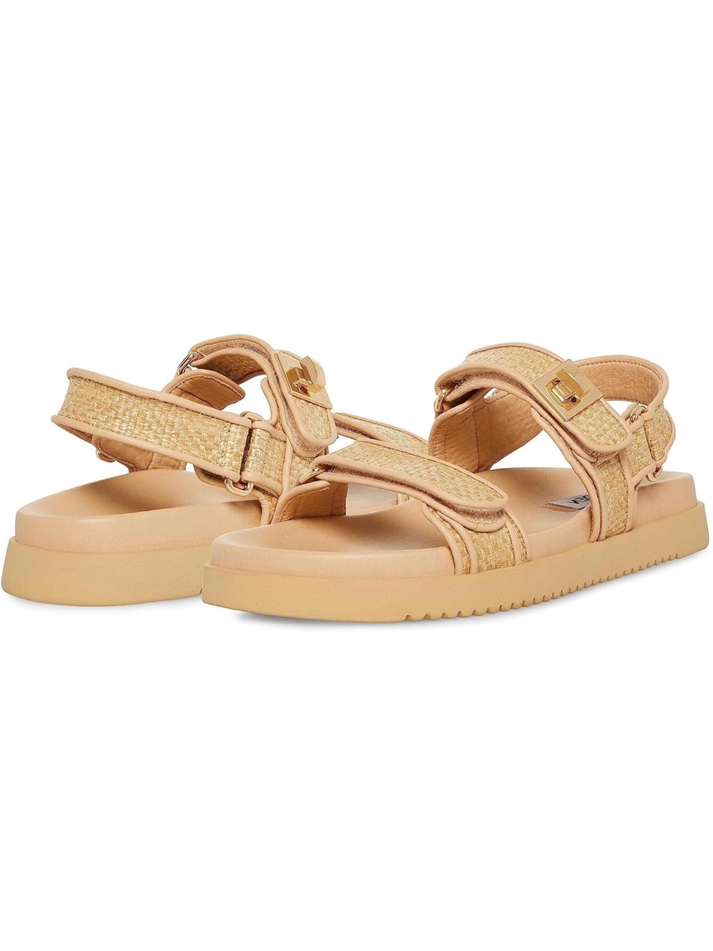 Steve Madden Mona Raffia Strappy Sandals